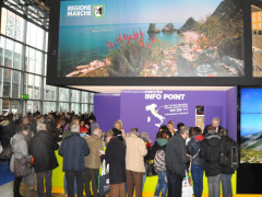 Lo stand delle Marche alla BIT 2014