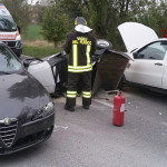 Incidente a Serra de'Conti tra due auto e un motocarro