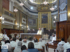 Duomo affollato a Senigallia per la riapertura dopo il terremoto del 18 gennaio 2017