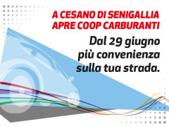 A Cesano di Senigallia apre Coop carburanti