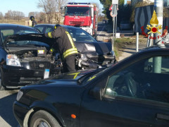 Incidente al Vallone di Senigallia, all'incrocio tra strada Arceviese e strada della Chiusa