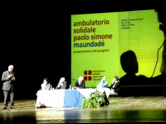 Presentazione a Senigallia per l'ambulatorio medico solidale Paolo Simone Maundodé