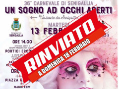 Carnevale di Senigallia rinviato al 18 febbraio 2018