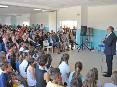 Inaugurazione scuola a Trecastelli