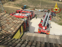 Incendio ad Ostra