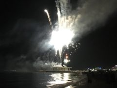 Fuochi d'artificio nella Notte della Rotonda