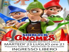 Locandina del cartone animato "Sherlock Gnomes"