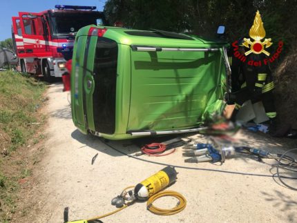 Incidente stradale a Pollenza