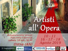 Locandina dell'evento "Artisti all'Opera"