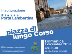 Piazza Lambertina, inaugurazione