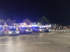 Controlli di Polizia sul lungomare di Senigallia