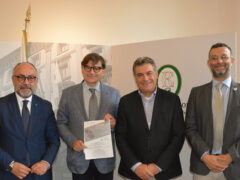 Massimo Bello, Dino Latini, Massimo Seri a Palazzo delle Marche