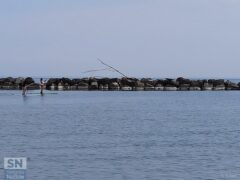 Le scogliere di Senigallia - L'uomo e il mare - Foto di Anna Rita Baci