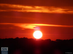 Tramonto di fuoco - Foto di Michele Manocchi