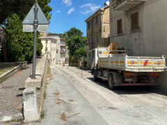 Partiti lavori in via Trieste a Trecastelli