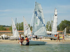 Scuola di vela all'AVS