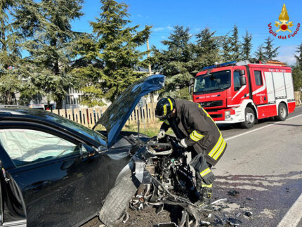 Incidente lungo l'Arceviese a Ostra Vetere