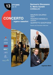 Concerto organo e sassofoni a Corinaldo