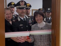 Inaugurazione presso la caserma di Montemarciano dello spazio rivolto alle donne vittime di abusi