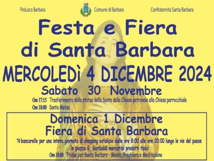 Festa e fiera di Santa Barbara