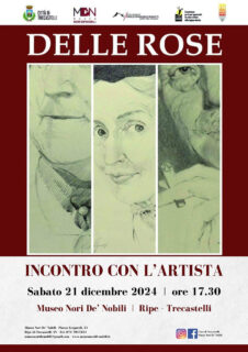 Incontro con l'artista Antonio Delle Rose a Trecastelli