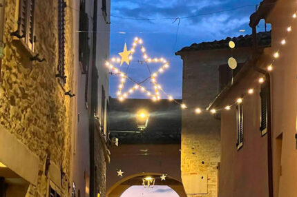 Luminarie a Castiglioni di Arcevia