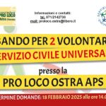 Servizio civile presso la Pro Loco di Ostra