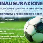 Inaugurazione a Trecastelli del nuovo campo sportivo in erba sintetica