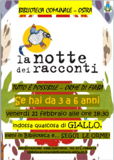 La Notte dei Racconti a Ostra