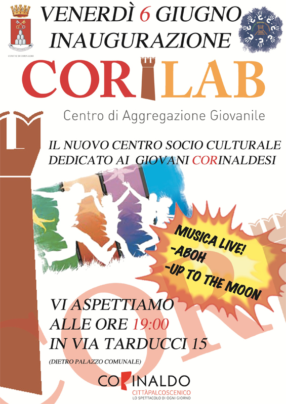 locandina  inaugurazione "CoriLAB"