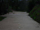 Esondazioni in strada ad Arcevia dopo le piogge del novembre 2013