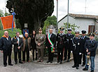 Le autorità al Cippo dedicato al Sottotenente Alfonso Casati