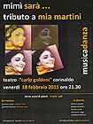 Locandina spettacolo Tributo a Mia Martini